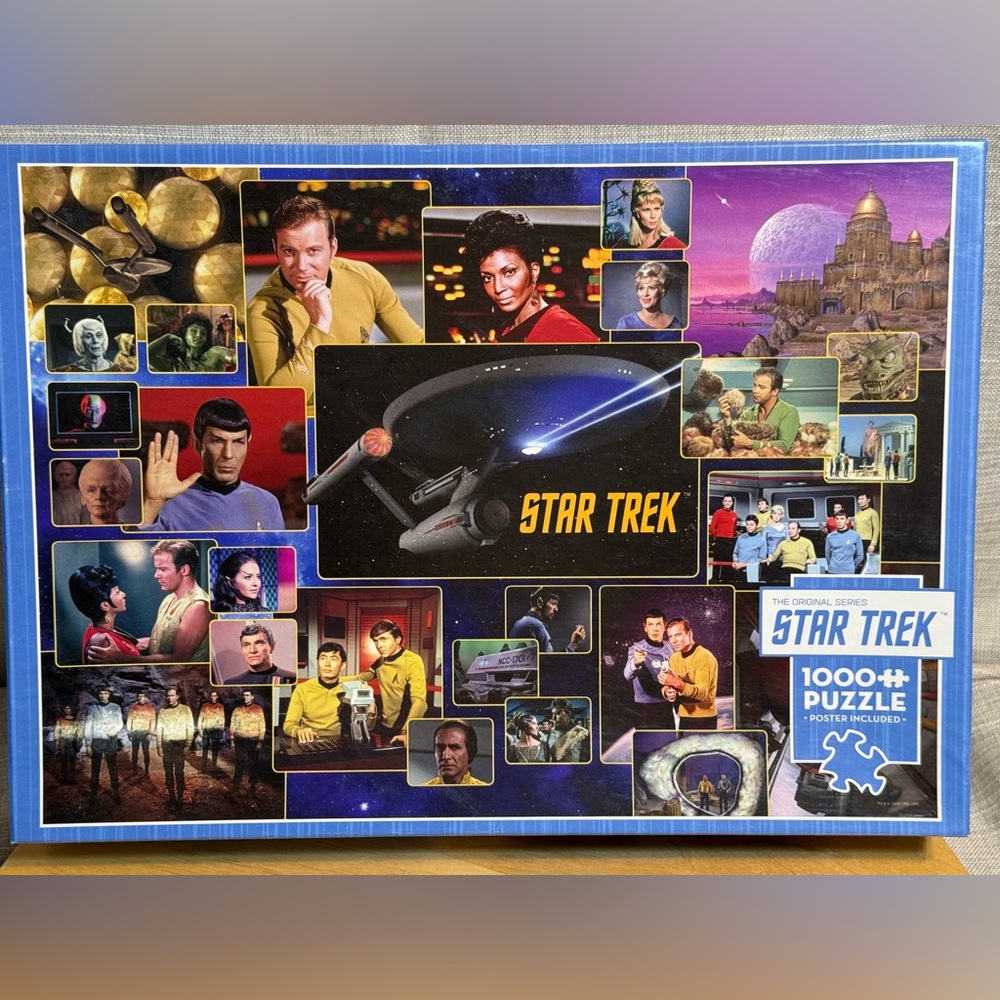 2019 Star Trek The Original Series 1000 Piece Jigsaw Puzzle Cobble Hill Spock